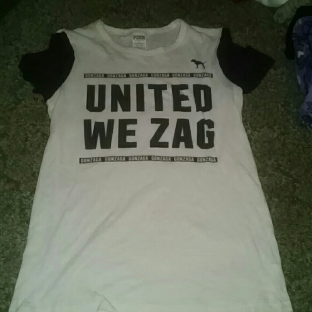 White Gonzaga VS Pink T-shirt